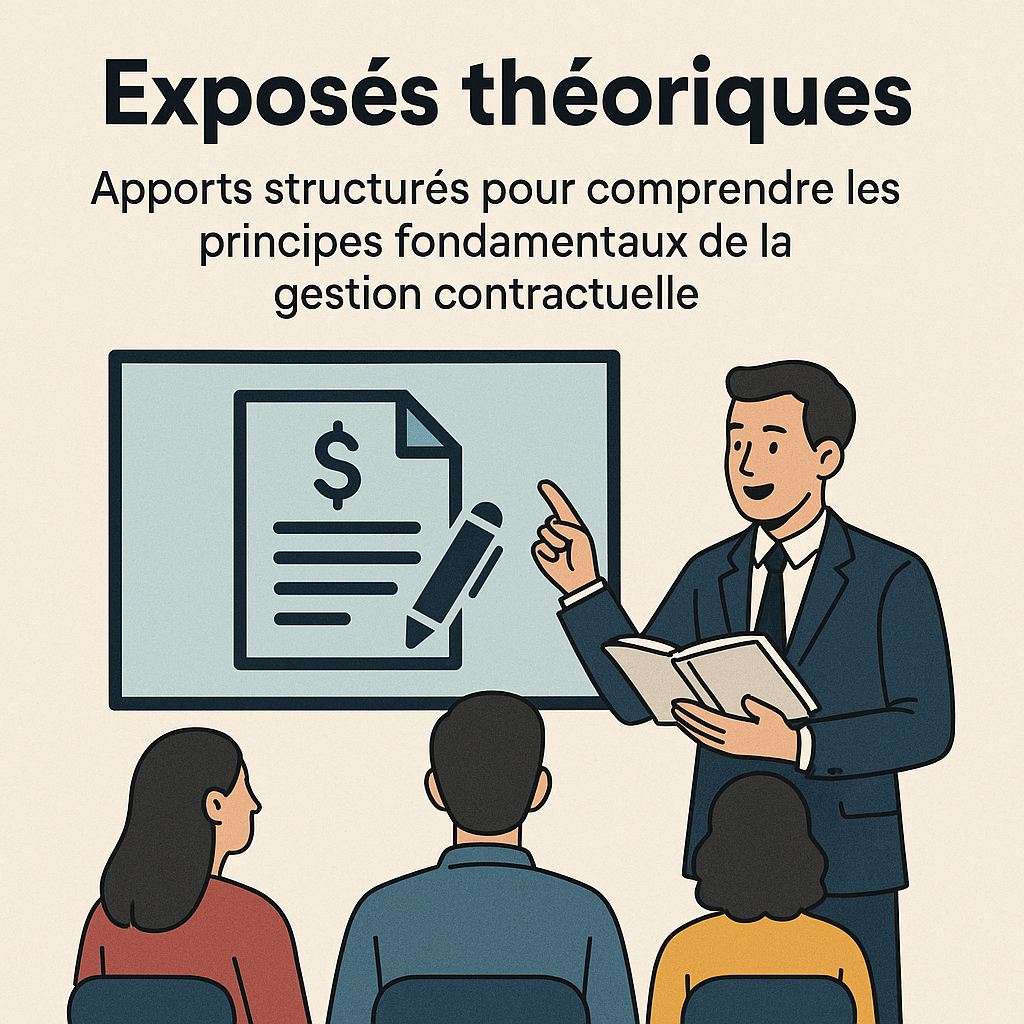  Exposés théoriques :