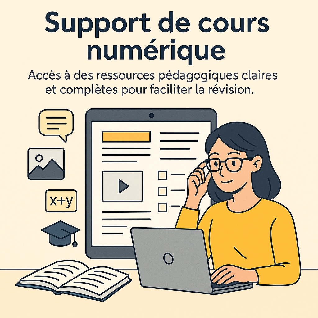 Support de cours numérique :